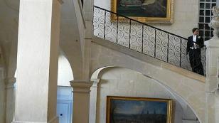 staircase of a private chateau