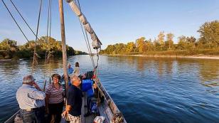 explore the Loire on a traditional river boat