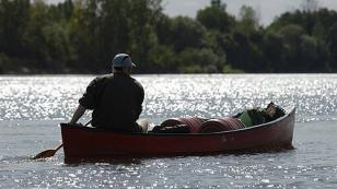 canoe ride on the loire river