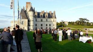 event in the courtyard of the Chateau of Amboise