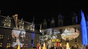 Animation Renaissance Amboise - sound and light show